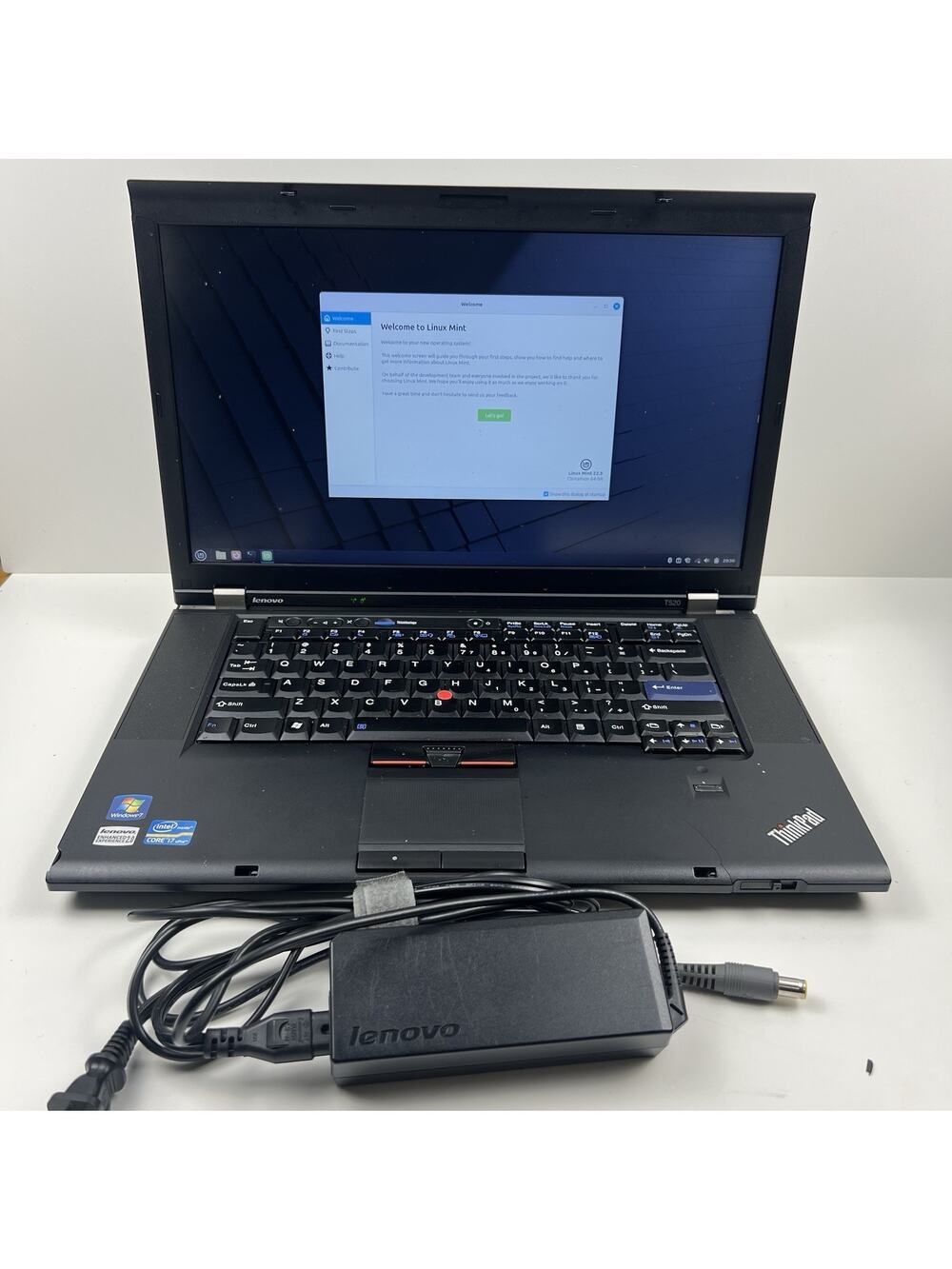 Lenovo ThinkPad T520 Intel i7-2640M 8GB 320GB HDD Linux Mint OS w/ Charger|ELP98